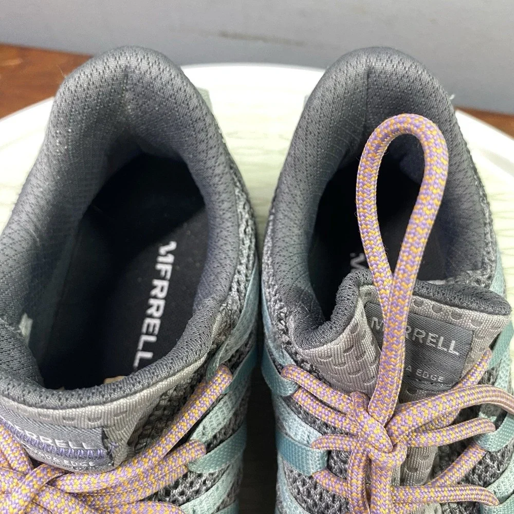 Merrell Bravada Edge Women's Athletic Shoes Gray Pink/Blue sneakers 9.5 W
